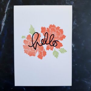 Handmade greeting card